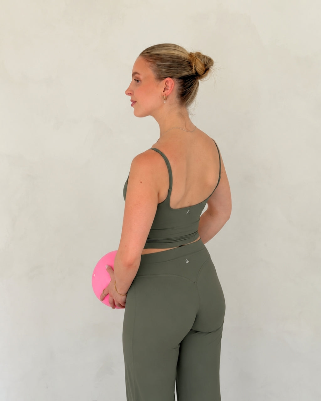 The Muse Flare Legging — Khaki