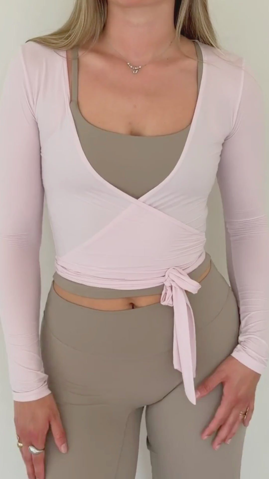 The Muse Wrap — Blush